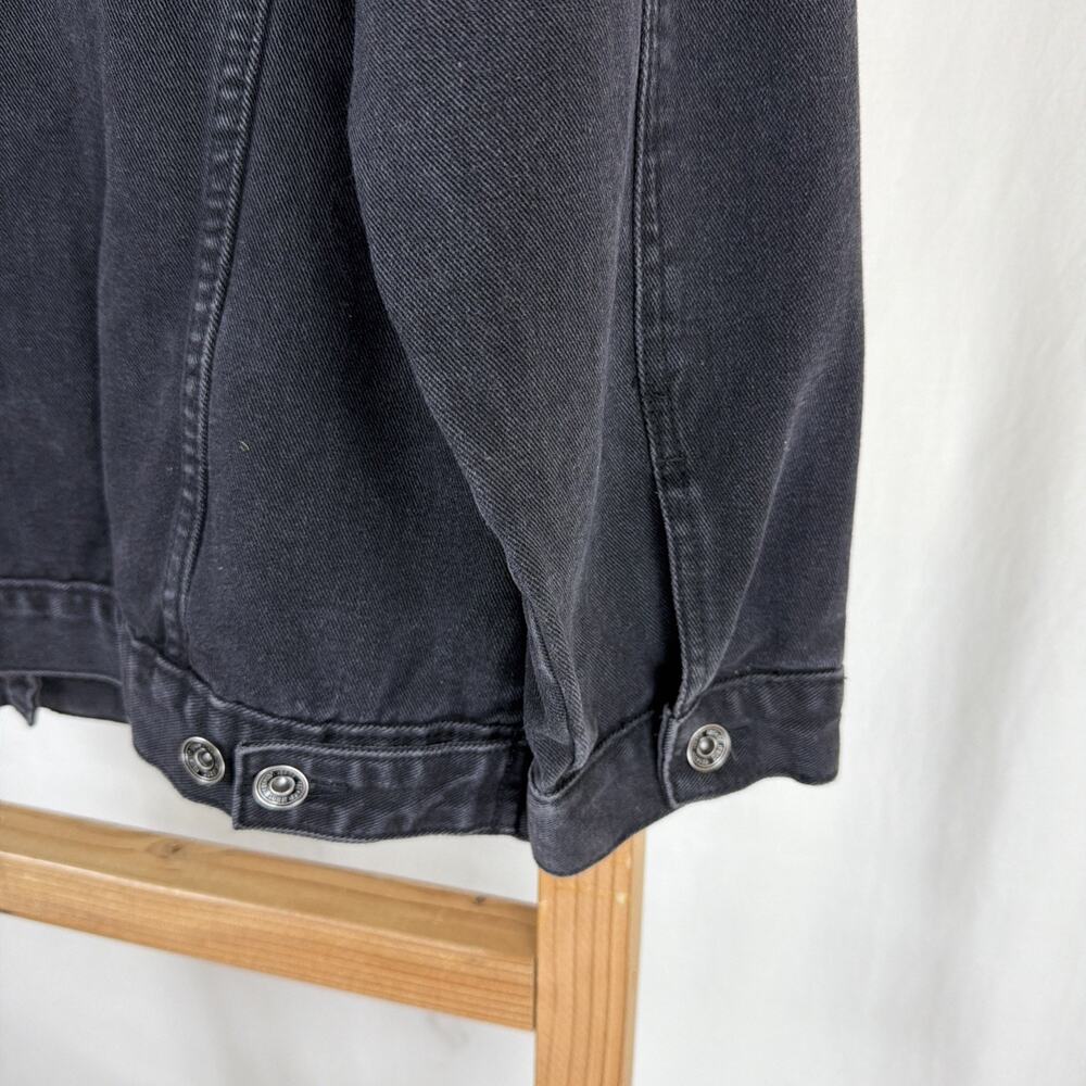 Tsher Black Button Up Inside Pocket Jacket #1293 Size Xl View 4